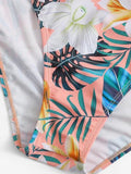 Fashion One-Shoulder Printed One-Piece Swimsuit