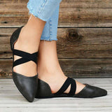 Women Chic Elastic Band Flat Sandals Ballet Shoes